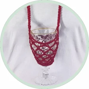 Тримач для келиха GlassWay - В’язаний тримач для келиха GlassWay