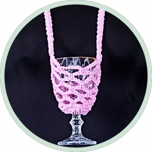 Тримач для келиха GlassWay - В’язаний тримач для келиха GlassWay